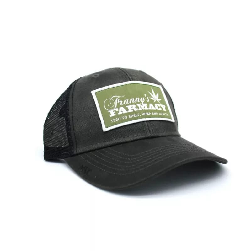 Gorra de cáñamo negra de Franny's Farmacy